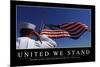 United We Stand: Inspirational Quote and Motivational Poster-null-Mounted Photographic Print