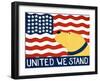 United We Stand Yellow-Stephen Huneck-Framed Giclee Print