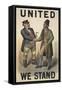 United We Stand'-null-Framed Stretched Canvas