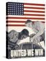United We Win, US Propaganda Poster-null-Stretched Canvas
