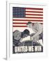 United We Win, US Propaganda Poster-null-Framed Giclee Print