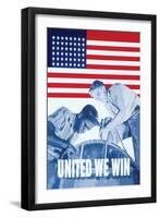 United We Win-null-Framed Art Print