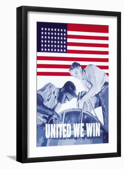 United We Win-null-Framed Art Print
