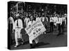 Units of the American Federation of Labor Marching in the Labor Day Parade-null-Stretched Canvas