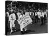 Units of the American Federation of Labor Marching in the Labor Day Parade-null-Stretched Canvas