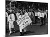 Units of the American Federation of Labor Marching in the Labor Day Parade-null-Mounted Photographic Print