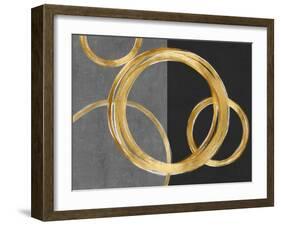 Unity Gold on Black II-Natalie Harris-Framed Art Print