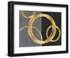 Unity Gold on Black II-Natalie Harris-Framed Art Print