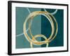 Unity Gold on Green I-Natalie Harris-Framed Art Print