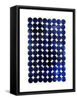 Unity Indigo-Garima Dhawan-Framed Stretched Canvas