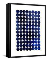 Unity Indigo-Garima Dhawan-Framed Stretched Canvas