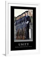 Unity: Inspirational Quote and Motivational Poster-null-Framed Photographic Print