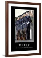 Unity: Inspirational Quote and Motivational Poster-null-Framed Photographic Print