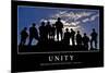 Unity: Inspirational Quote and Motivational Poster-null-Mounted Photographic Print