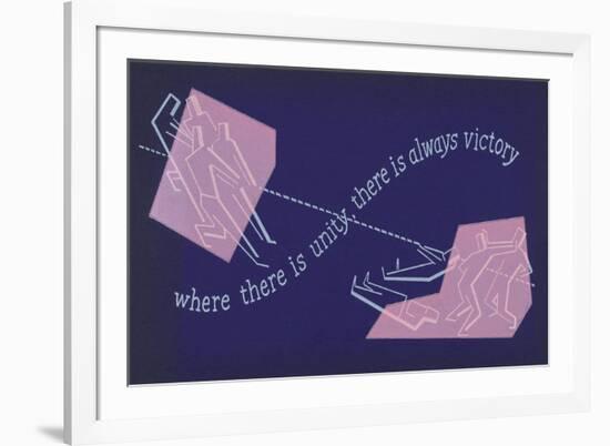 Unity is Victory-null-Framed Premium Giclee Print