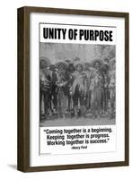 Unity of Purpose-Wilbur Pierce-Framed Art Print