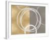 Unity White on Gold I-Natalie Harris-Framed Art Print