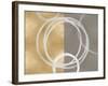 Unity White on Gold I-Natalie Harris-Framed Art Print