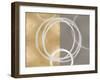 Unity White on Gold I-Natalie Harris-Framed Art Print