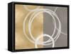 Unity White on Gold I-Natalie Harris-Framed Stretched Canvas