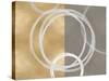 Unity White on Gold I-Natalie Harris-Stretched Canvas