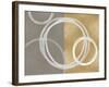 Unity White on Gold II-Natalie Harris-Framed Art Print