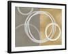 Unity White on Gold II-Natalie Harris-Framed Art Print