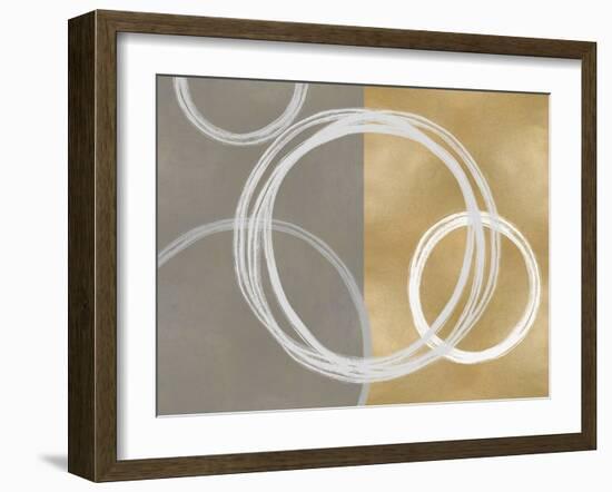 Unity White on Gold II-Natalie Harris-Framed Art Print