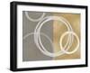 Unity White on Gold II-Natalie Harris-Framed Art Print