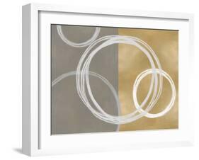 Unity White on Gold II-Natalie Harris-Framed Art Print