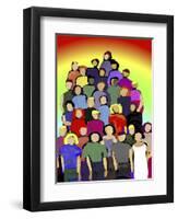 Unity-Diana Ong-Framed Giclee Print