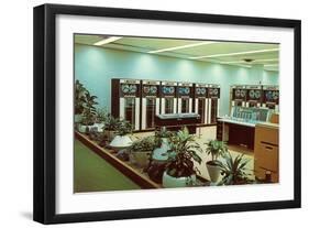 Univac, Early Computer-null-Framed Art Print