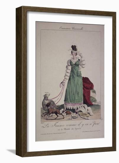 Universal Caricature, a Very Rare Woman or the Perfect Wife-null-Framed Giclee Print