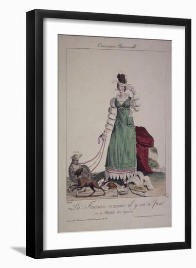 Universal Caricature, a Very Rare Woman or the Perfect Wife-null-Framed Giclee Print