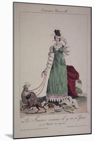 Universal Caricature, a Very Rare Woman or the Perfect Wife-null-Mounted Giclee Print