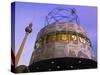 Universal Clock, Alexanderplatz, Berlin, Germany-Walter Bibikow-Stretched Canvas