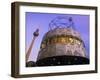 Universal Clock, Alexanderplatz, Berlin, Germany-Walter Bibikow-Framed Photographic Print