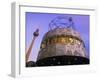 Universal Clock, Alexanderplatz, Berlin, Germany-Walter Bibikow-Framed Photographic Print