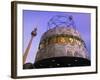 Universal Clock, Alexanderplatz, Berlin, Germany-Walter Bibikow-Framed Photographic Print