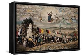 Universal Democratic and Social Republic, 1848-Frederic Sorrieu-Framed Stretched Canvas