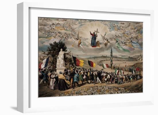 Universal Democratic and Social Republic, 1848-Frederic Sorrieu-Framed Giclee Print