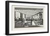 Universal Exposition: Workshop for Manufacturing of Paper Money. Paris-null-Framed Giclee Print