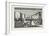 Universal Exposition: Workshop for Manufacturing of Paper Money. Paris-null-Framed Giclee Print