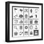 Universal Icons-frbird-Framed Art Print