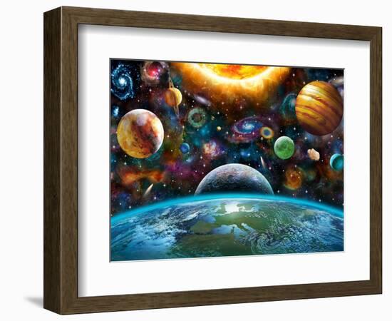 Universal Light-Adrian Chesterman-Framed Art Print