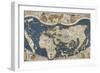 Universal Map, Belonging to the Work Cosmographiae Introductio (1507)-null-Framed Art Print