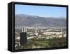 Universal Studios, San Fernando Valley, San Gabriel Mountains, Los Angeles, California, USA-Wendy Connett-Framed Stretched Canvas
