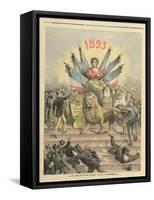 Universal Suffrage from the Supplement of 'Le Petit Journal', 19th August 1893-Henri Meyer-Framed Stretched Canvas