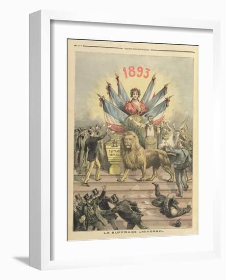 Universal Suffrage from the Supplement of 'Le Petit Journal', 19th August 1893-Henri Meyer-Framed Premium Giclee Print