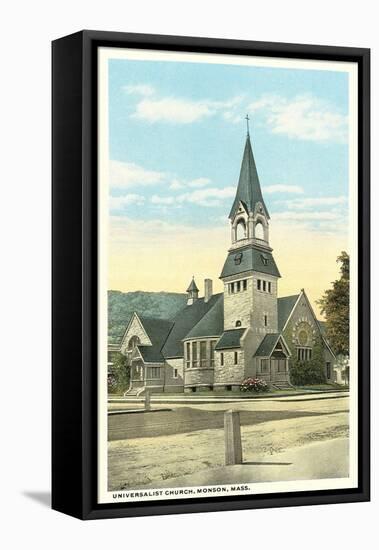 Universalist Church, Monson-null-Framed Stretched Canvas